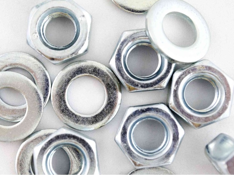 M10 nut + washer