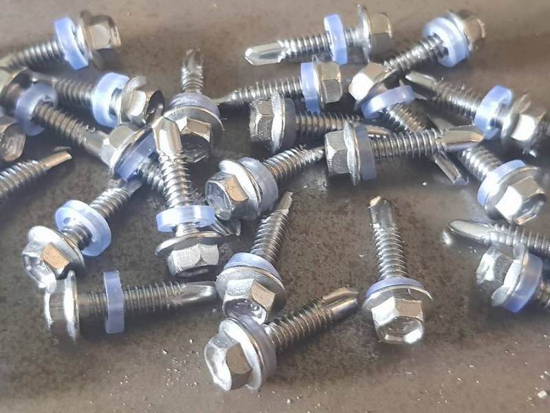 Tek Self-drilling SS screws (qty 25)