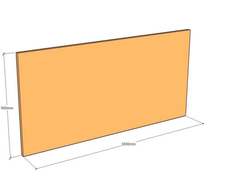 Corten Panel 1800 x 900 x 3mm Top