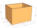 Rectangular planter 1300L x 1000W x 900T
