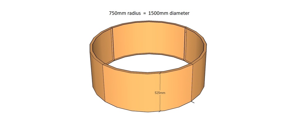 Round planter 750rad x 525T-3