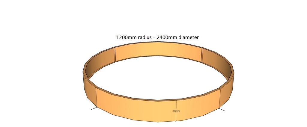 Round planter 1200rad x 300T-3