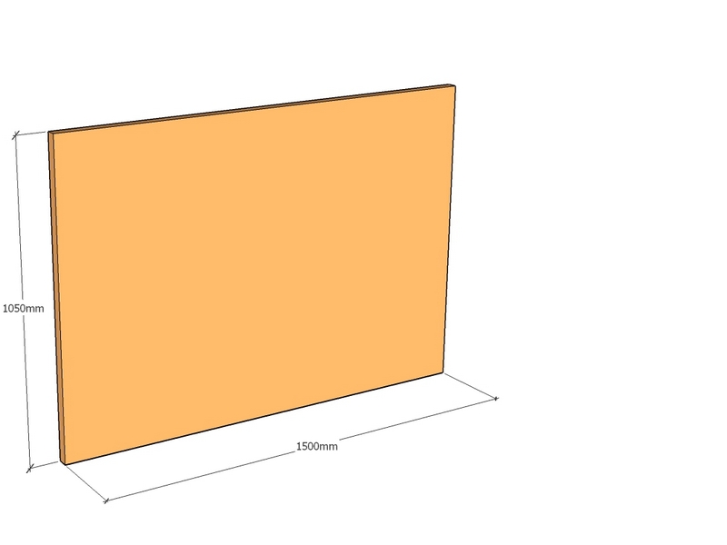 Corten Panel 1500 x 1050 x 3mm Std