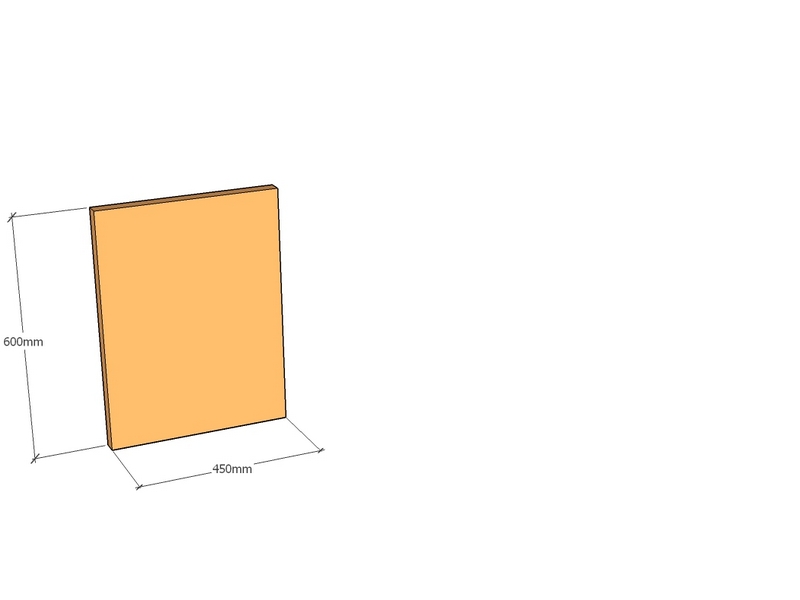 [CorPan450-600-2-T] Corten Panel 450 x 600 x 2mm Top